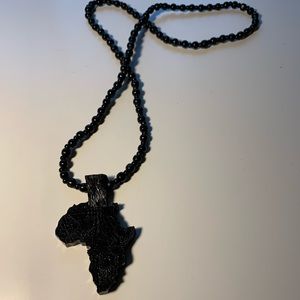 Africa wooden necklace